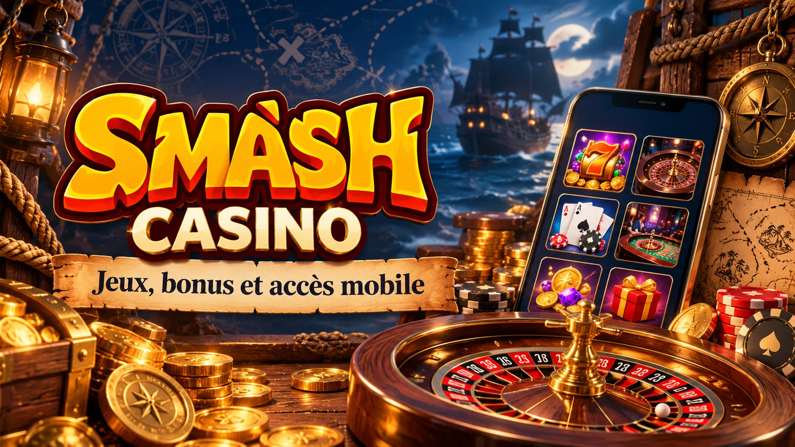 Smash Casino : jeux, bonus et accès sur mobile